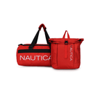 Bolso Valar + Mochila Bend Nautica - Rojo