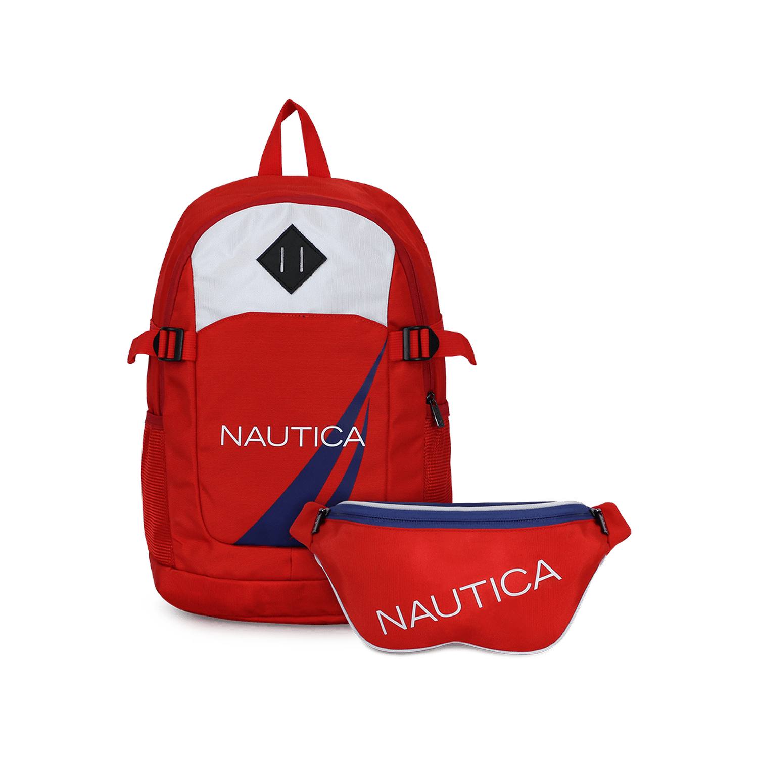 Mochila Atlas + Banano Kappa Nautica - Rojo