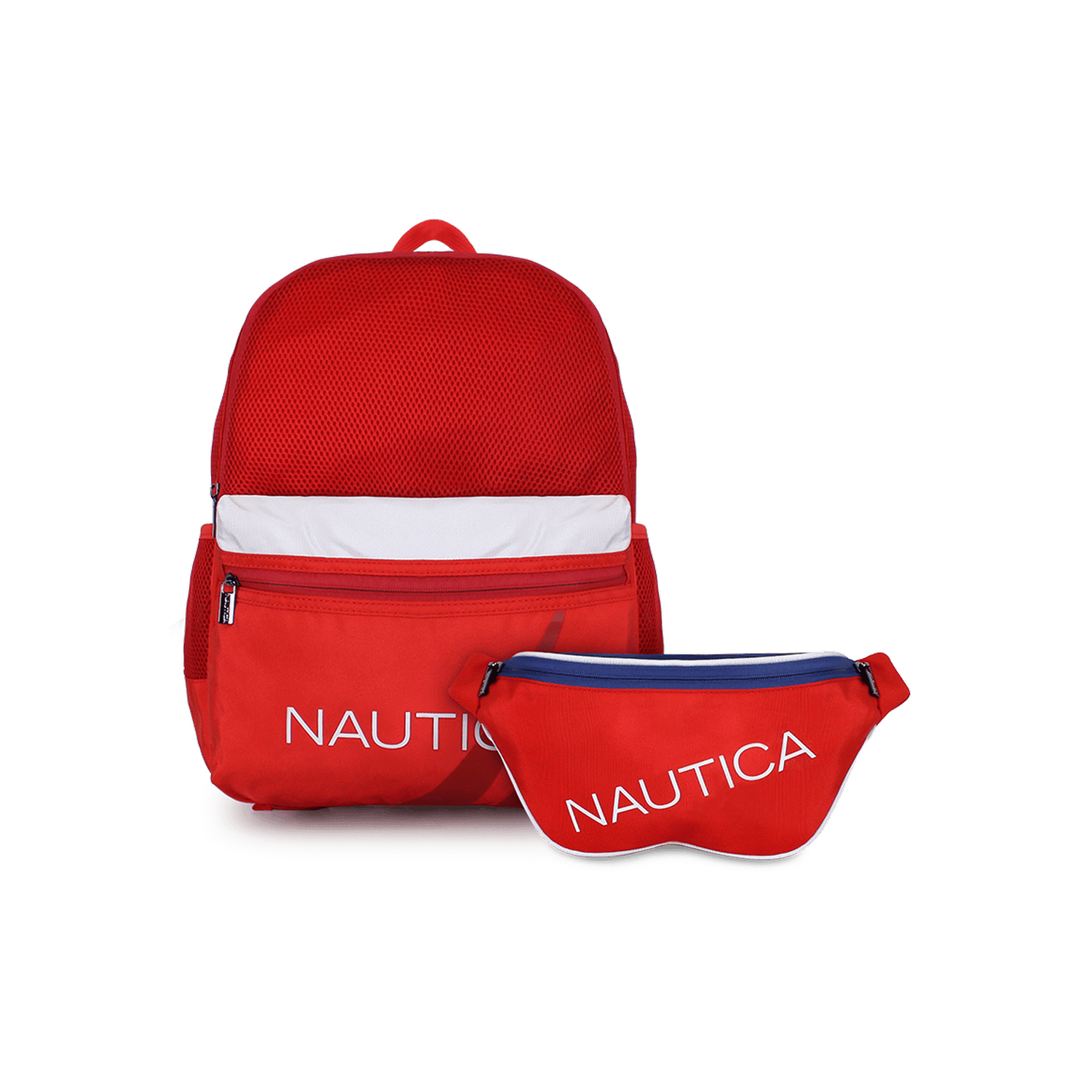 Mochila Stark + Banano Kappa Nautica - Rojo