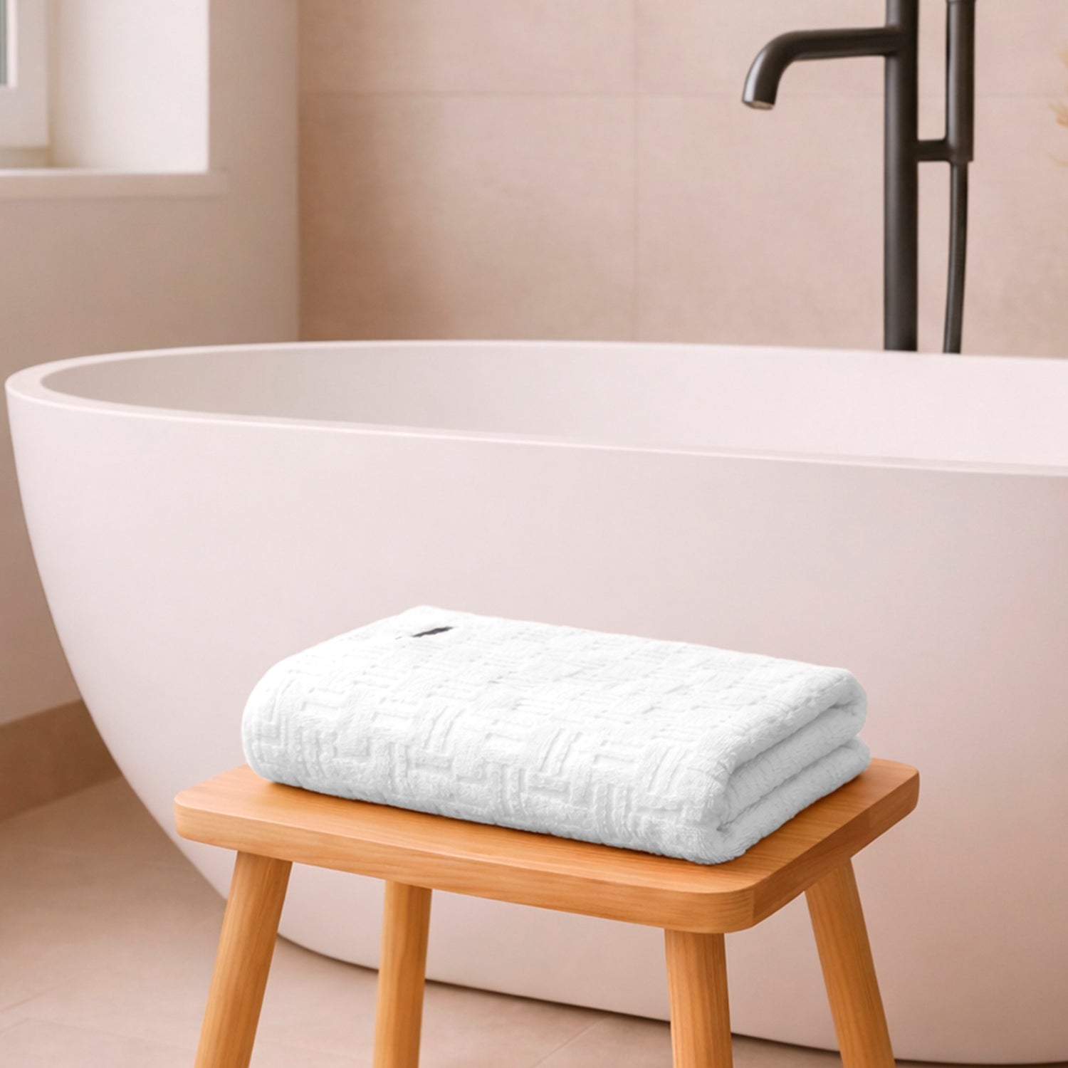 Toalla de Baño Savoy blanco