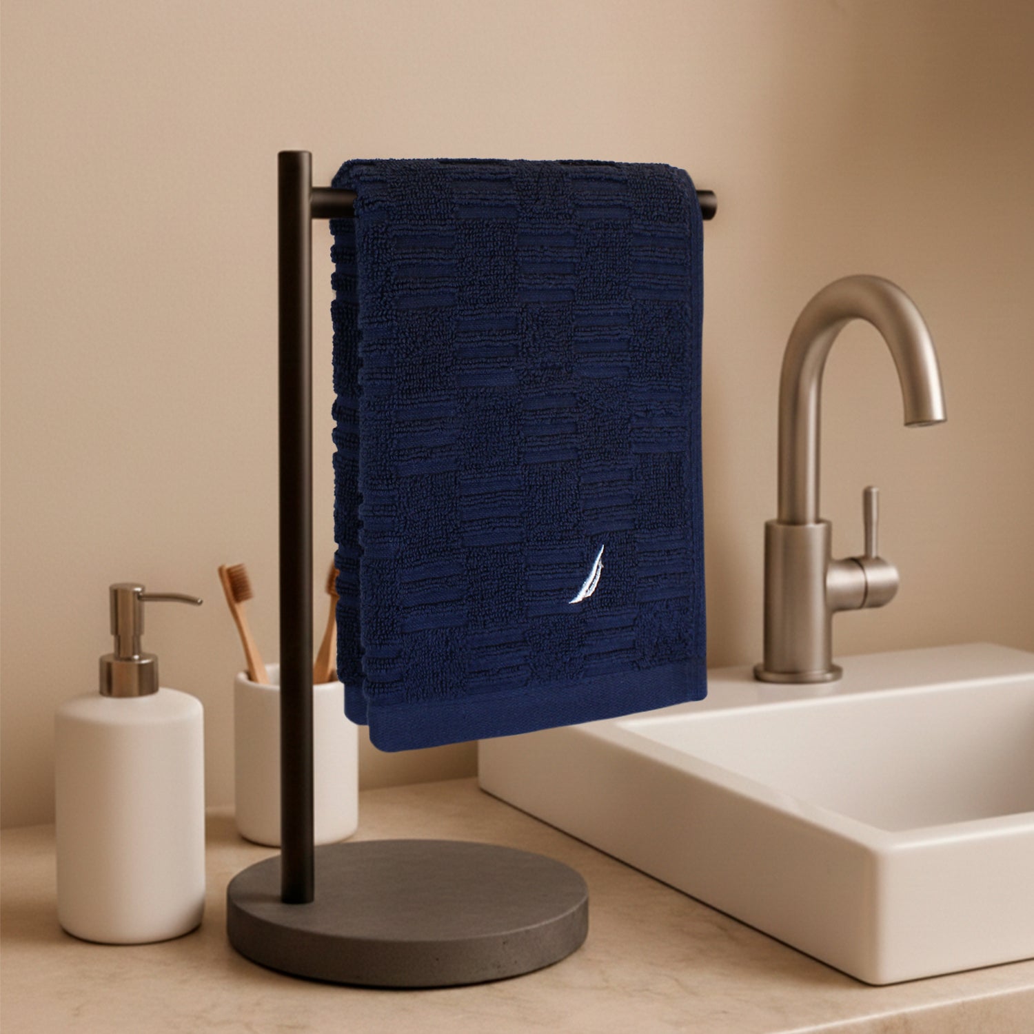 Toalla de cara Savoy Azul marino