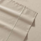 Juego de sábanas 4 piezas 2 plazas beige