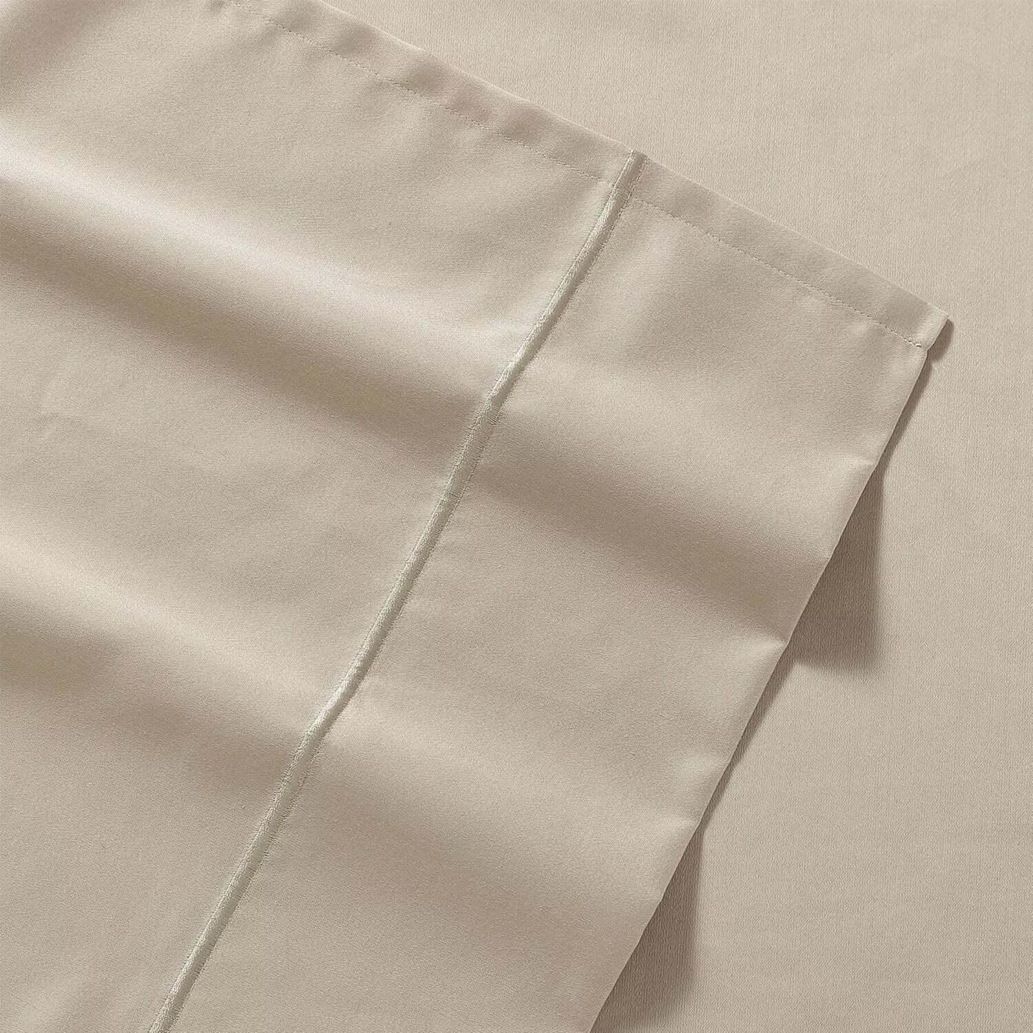 Juego de sábanas 4 piezas 2 plazas beige