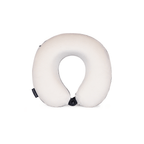 Almohada de viaje Memory Foam Negra- blanco