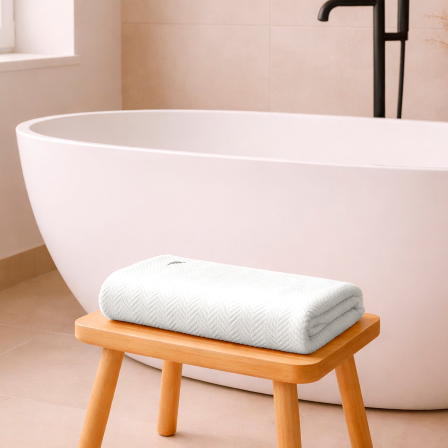 Toalla de Baño Vis blanco