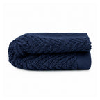 Toalla de cara azul marino