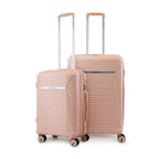 Pack 2 maletas Nautica Niza cabina 10kg y mediana 20kg rosa