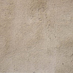 Alfombra de baño ultra suave 40 x 60 cm beige