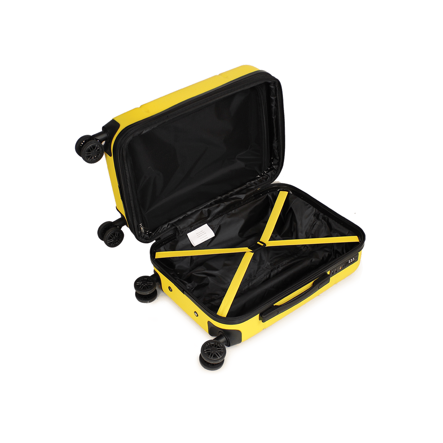 Set de 3 maletas Amsterdam S+M+L Nautica - Amarillo