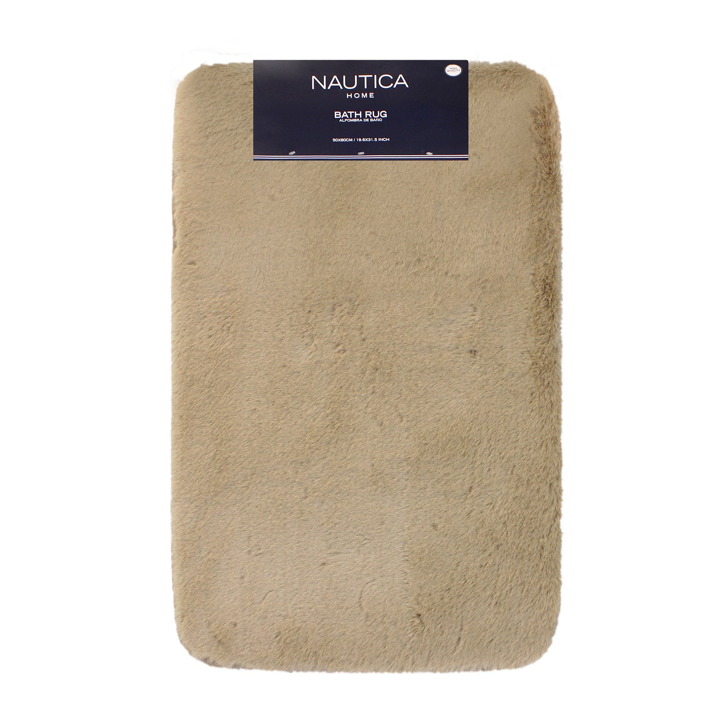 Alfombra de baño Nautica ultra suave 50x80cm beige