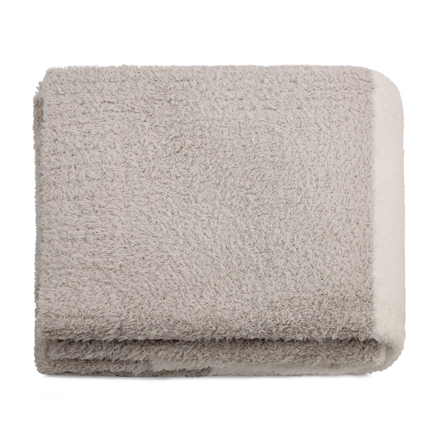 Manta de franela Nautica 127x152 Fluffy suavidad superior taupe