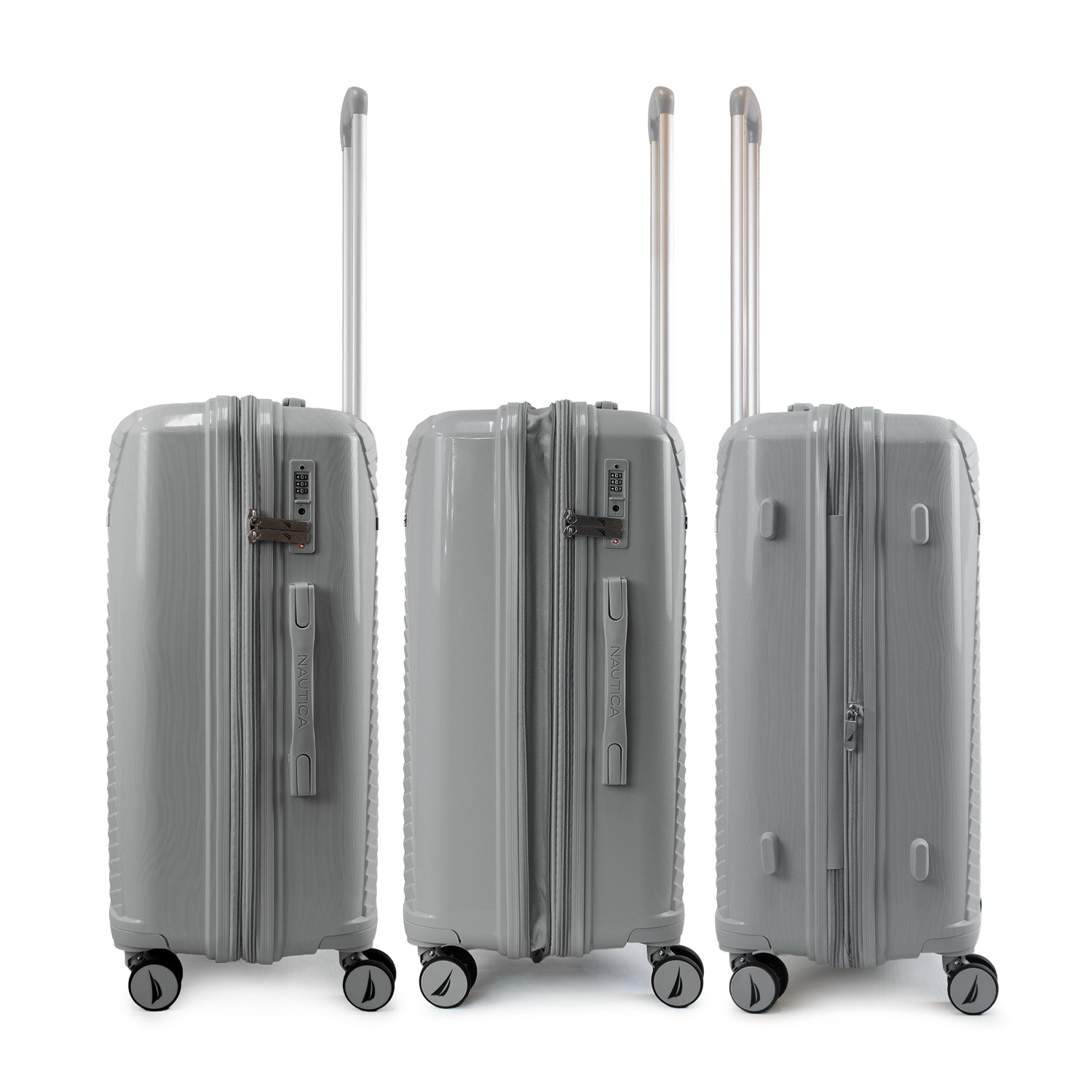 Maleta mediana Nautica Niza M 20kg gris