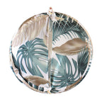 Cesto ropa plegable hojas tropicales