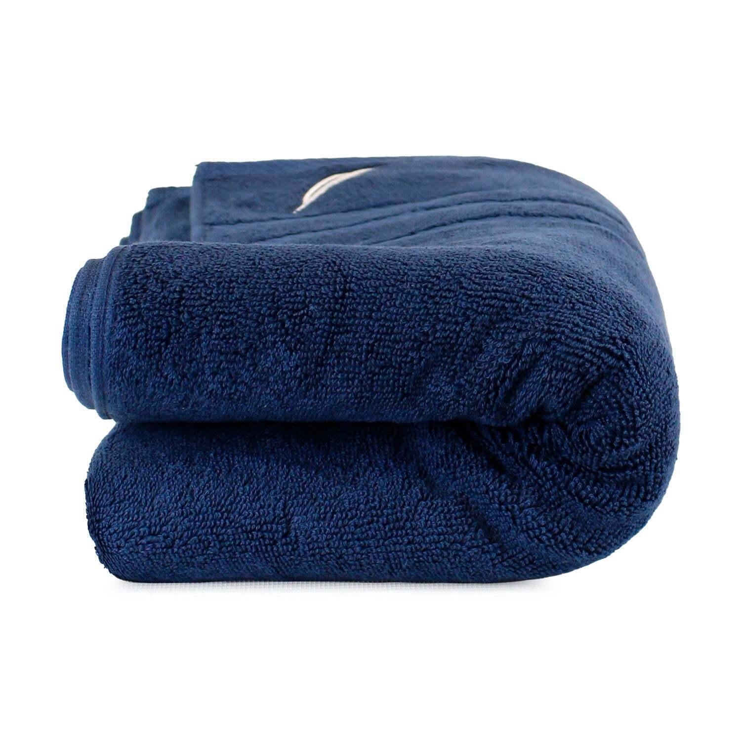 Pack 2 Toalla de Baño SIGNATURE Nautica 76x137cm azul marino