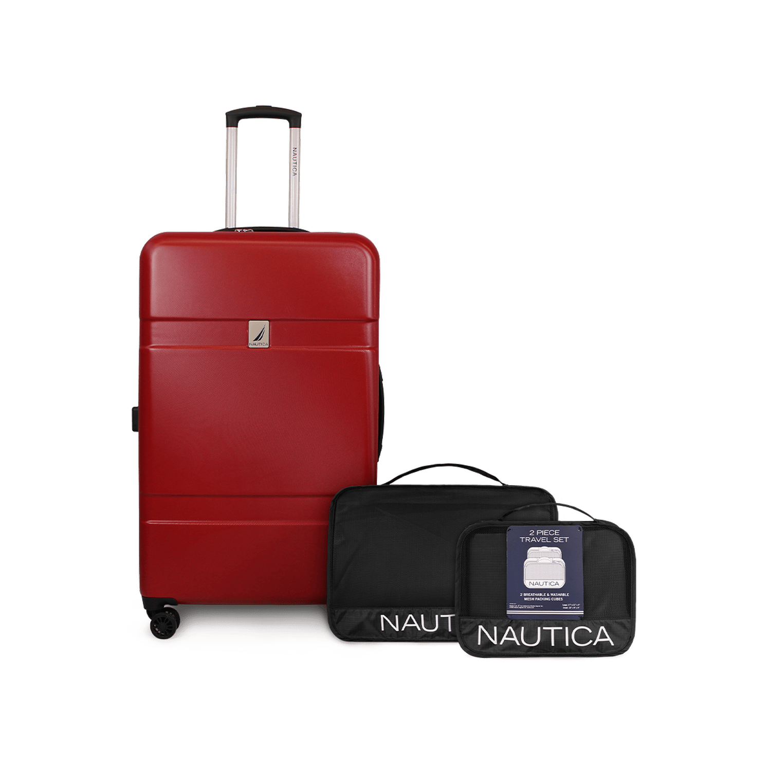 Pack Maleta grande Bora 23kg + Organizador Nautica - Rojo