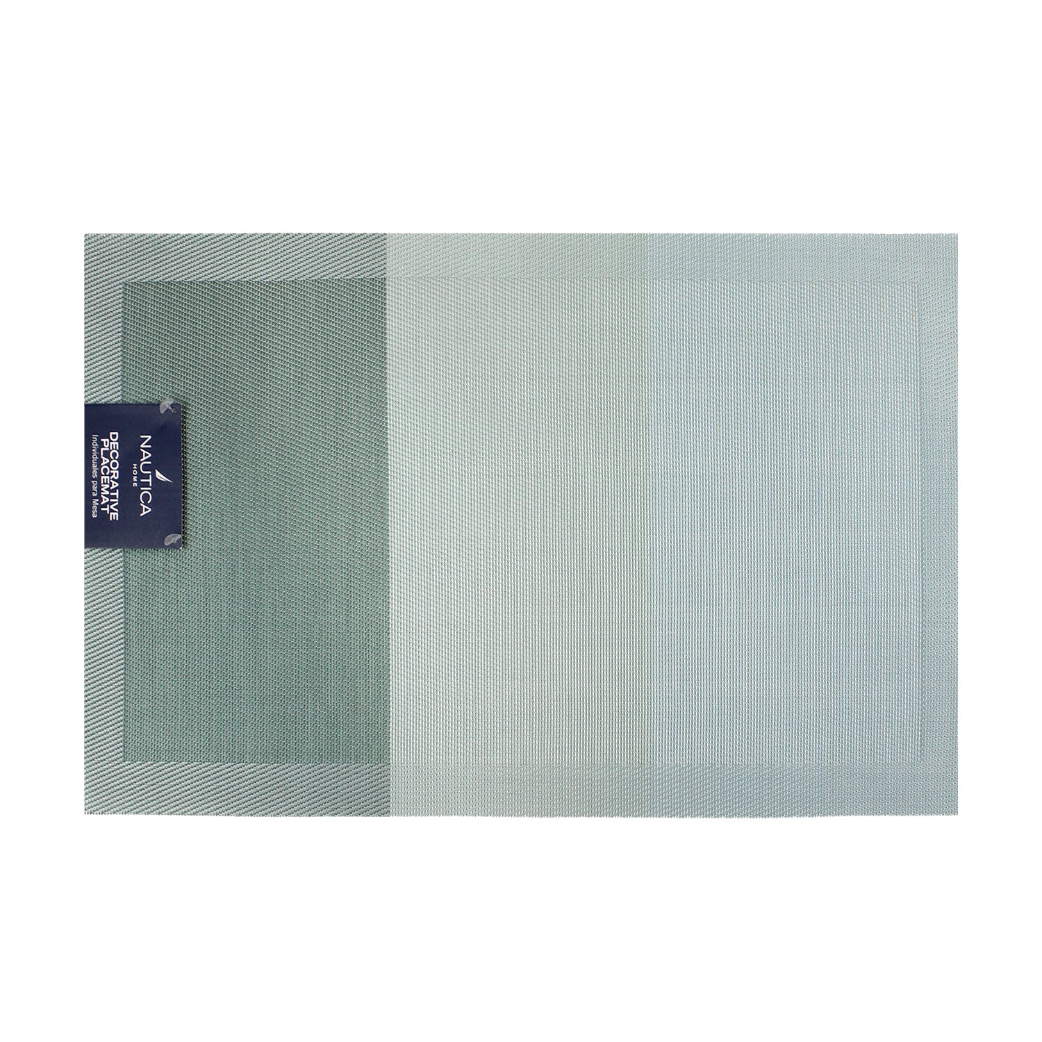 Pack 6 Individuales de mesa 45x30cm degrade verde