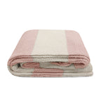 Manta de franela Nautica 127x152 Waffle suavidad superior rosa