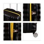 Set 2 maletas M+L Nautica Polonia negro