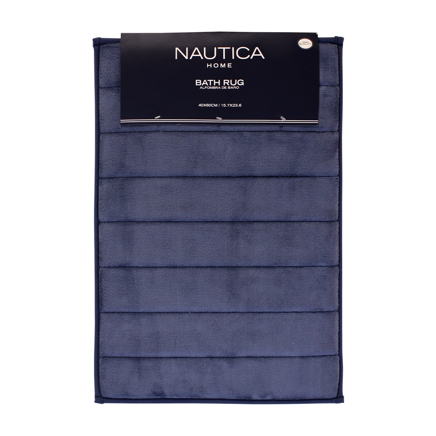 Alfombra de baño Nautica 40x60cm coralina ultra suave azul