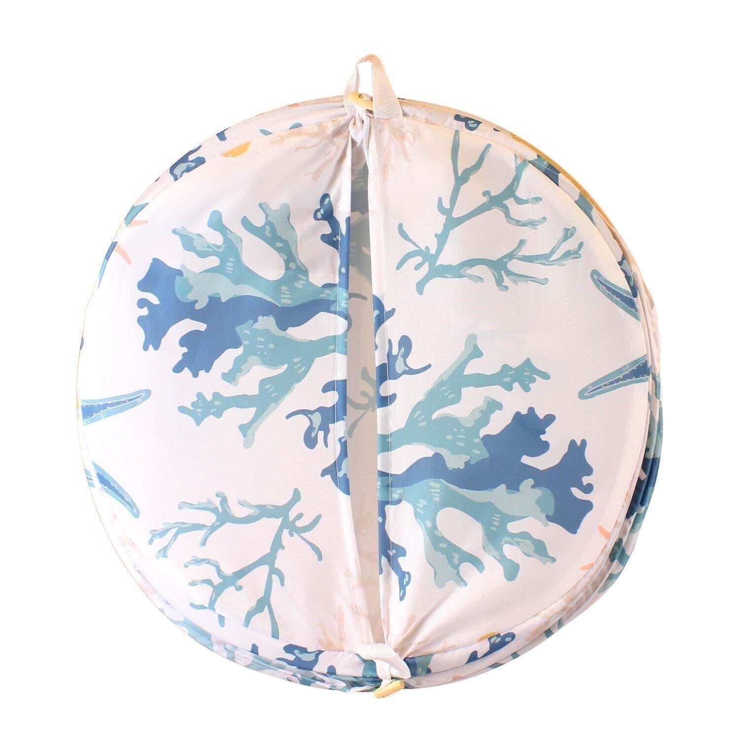 Cesto ropa plegable corales de mar