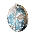 Cesto ropa plegable hojas tropicales