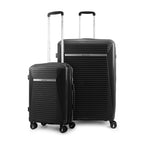 Pack 2 maletas Nautica Niza cabina 10kg y grande 23kg negra