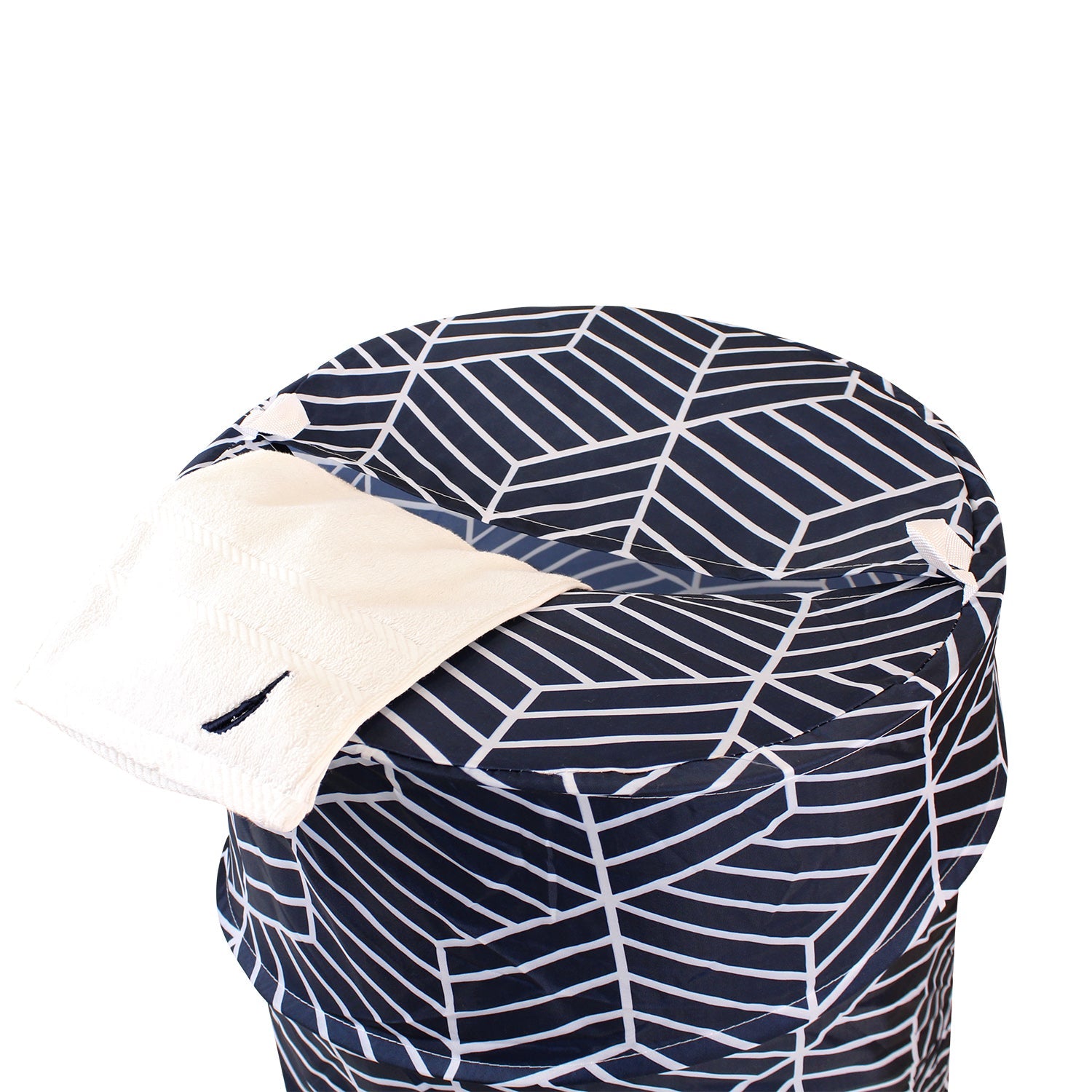 Cesto ropa plegable azul