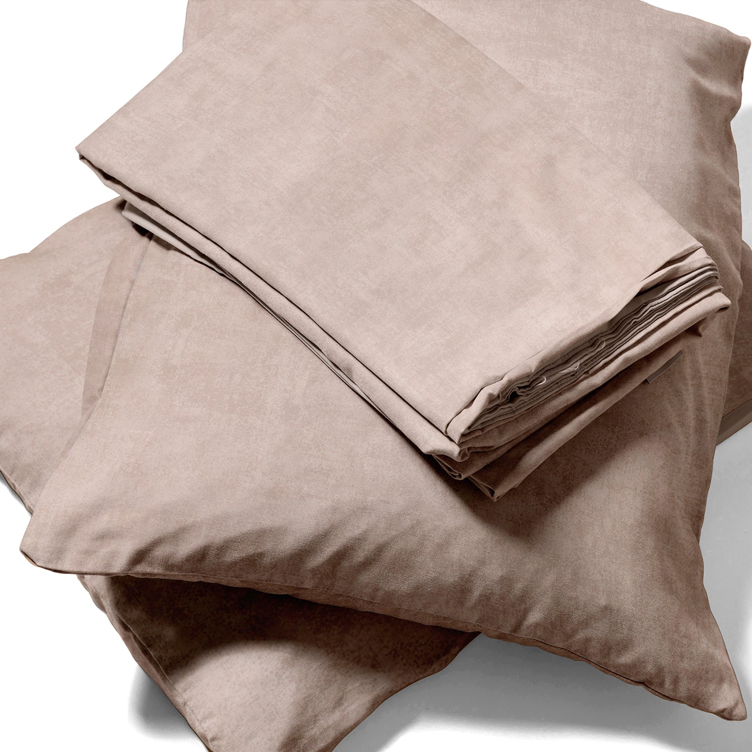 Juego de sábanas Nautica 4 piezas microfibra 2 plazas café claro