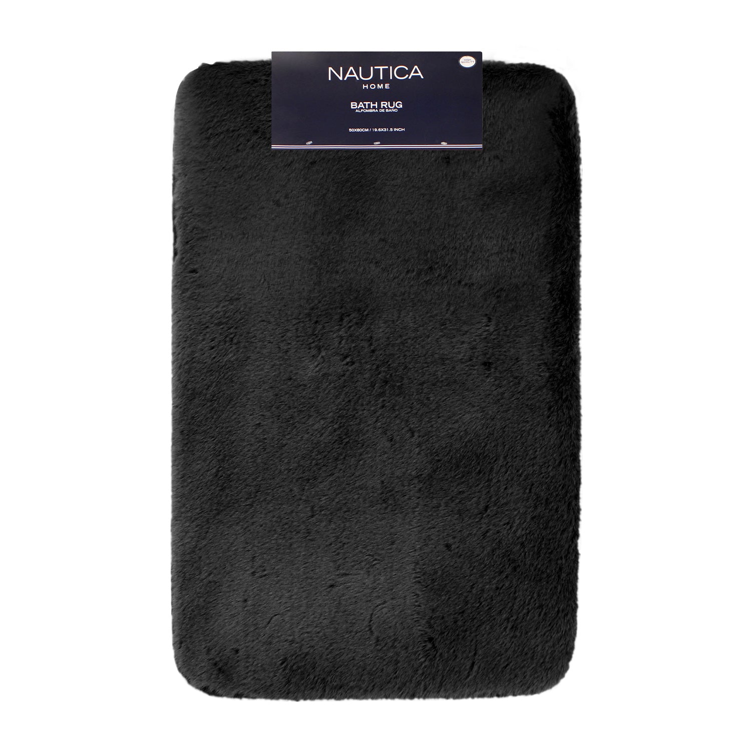 Alfombra de baño Nautica ultra suave 50x80cm gris oscuro