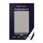 Juego de sábanas 4 piezas king gris claro