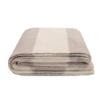 Manta de franela Nautica 127x152 Waffle suavidad superior taupe