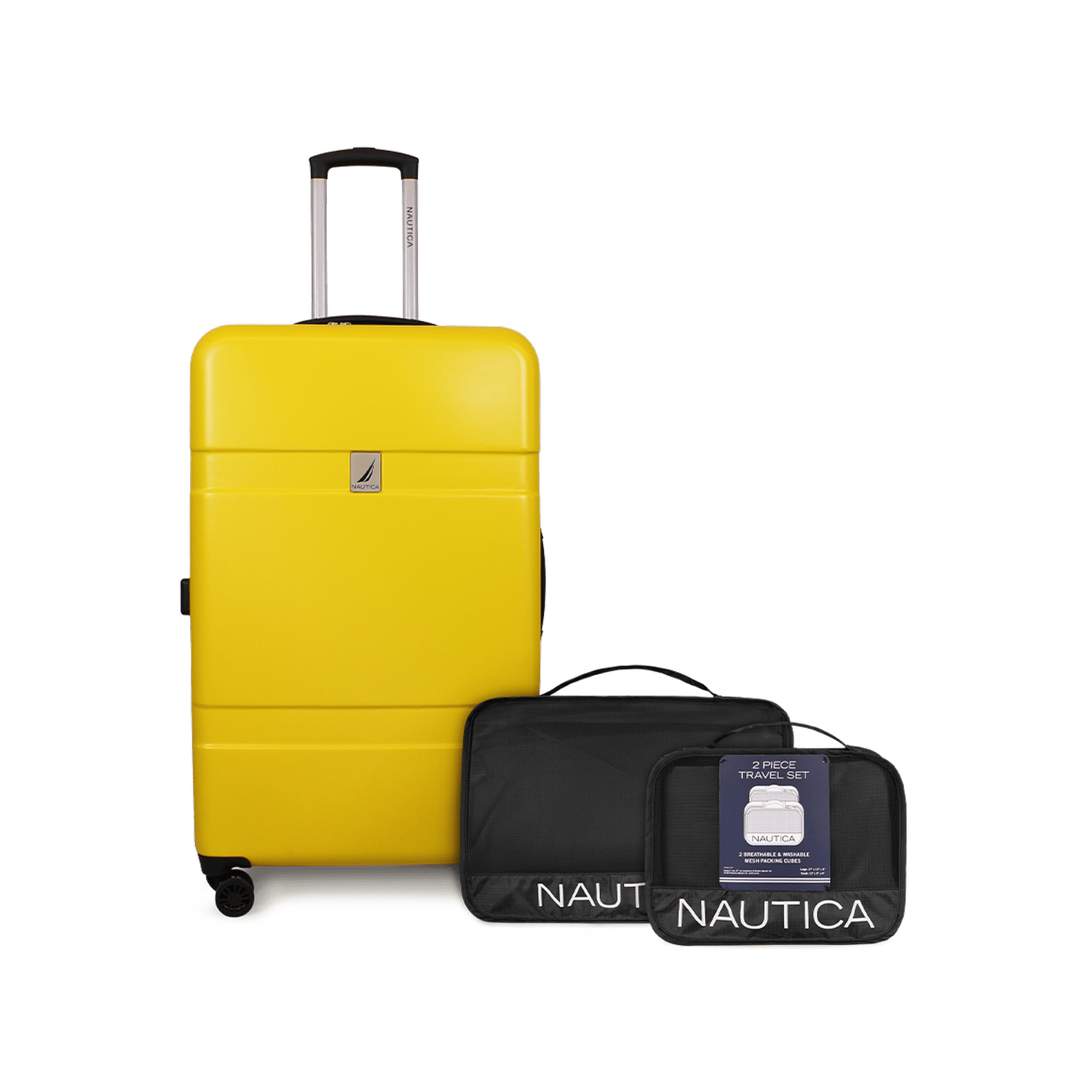 Pack Maleta grande Bora 23kg + Organizador Nautica - Amarillo