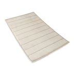 Alfombra de baño coralina 50 x 80 cm marfil
