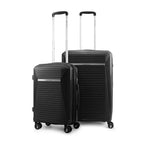 Pack 2 maletas Nautica Niza cabina 10kg y mediana 20kg negra