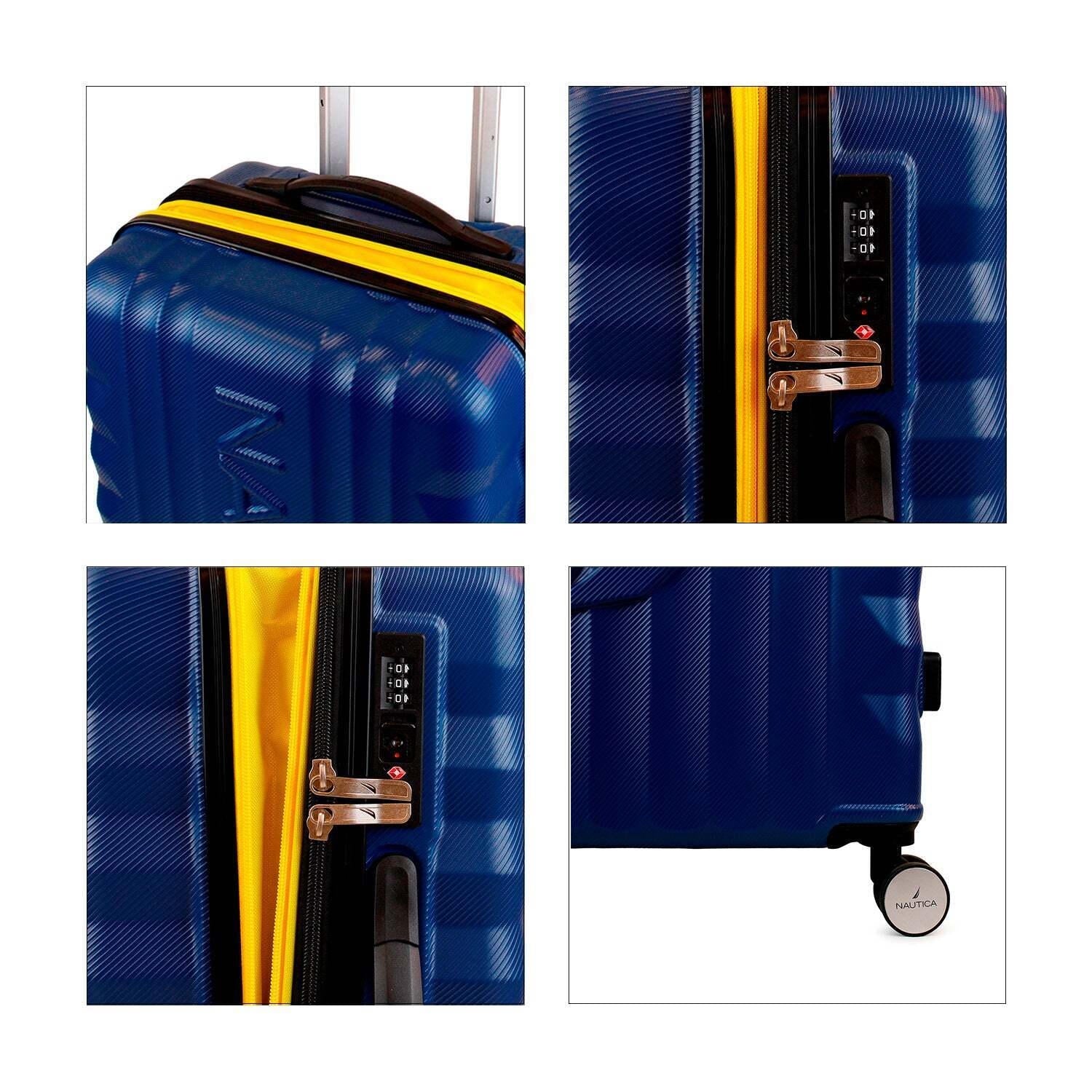 Set 2 maletas M+L Nautica Polonia azul