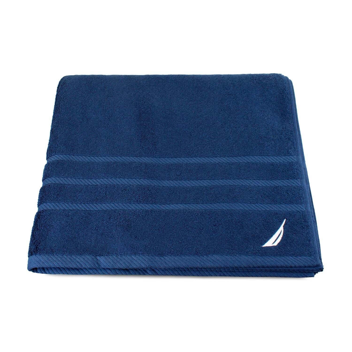 Pack 2 Toalla de Baño SIGNATURE Nautica 76x137cm azul marino