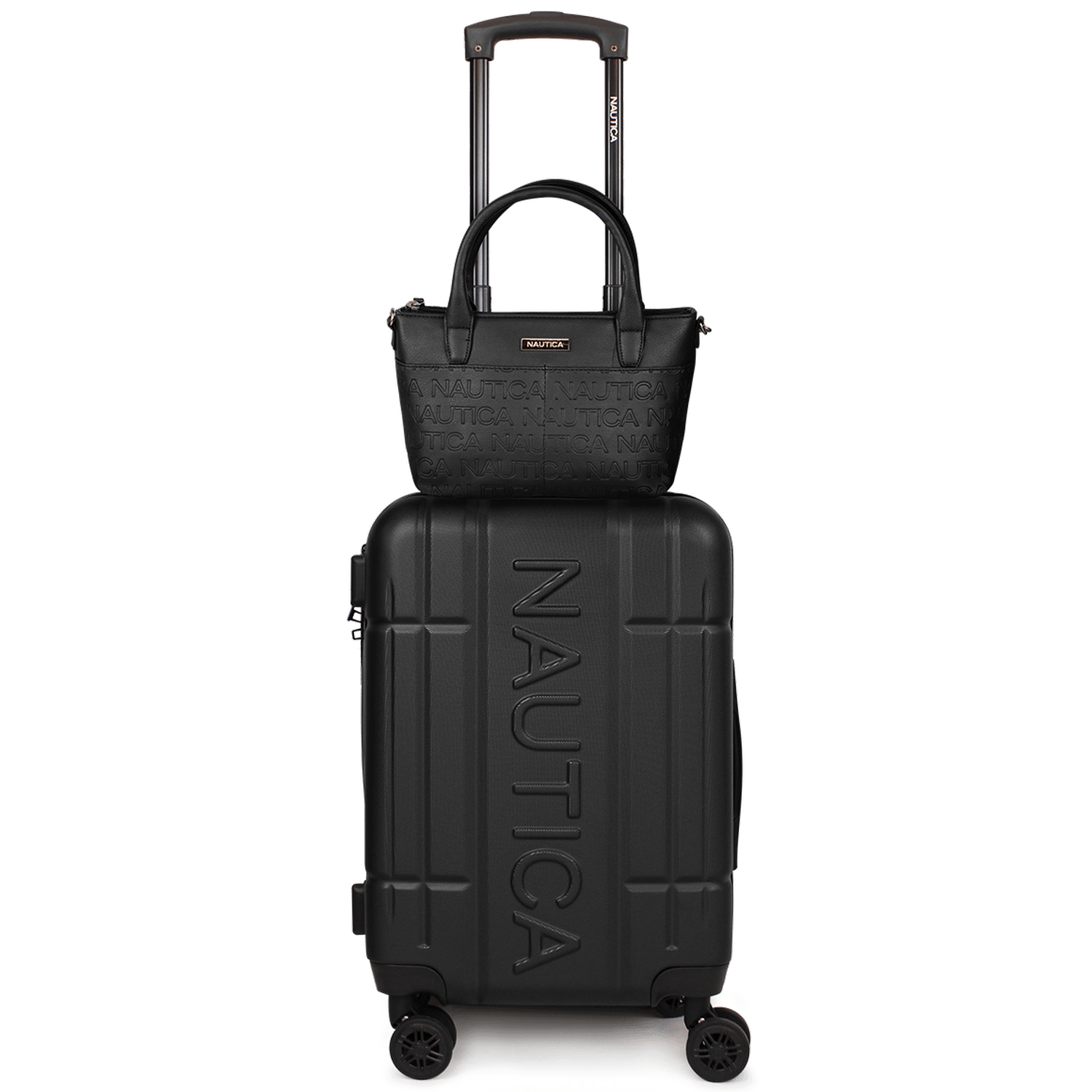 Pack Nautica Maleta cabina Amsterdam + Bolso Delray - Negro
