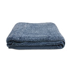 Manta de Cama Nautica Home Shiny suavidad de lujo 127x152cm azul
