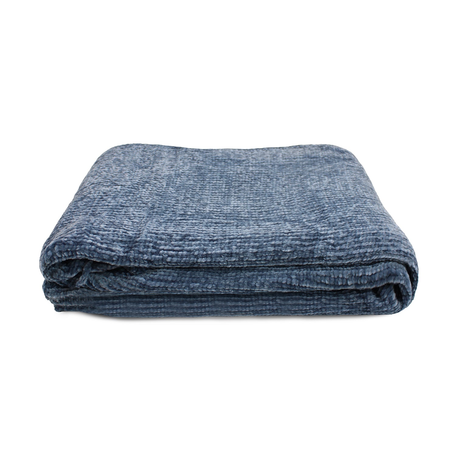 Manta de Cama Nautica Home Shiny suavidad de lujo 127x152cm azul