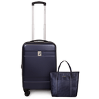 Pack Maleta cabina Bora (10 Kg) + Cartera Leeway - Azul