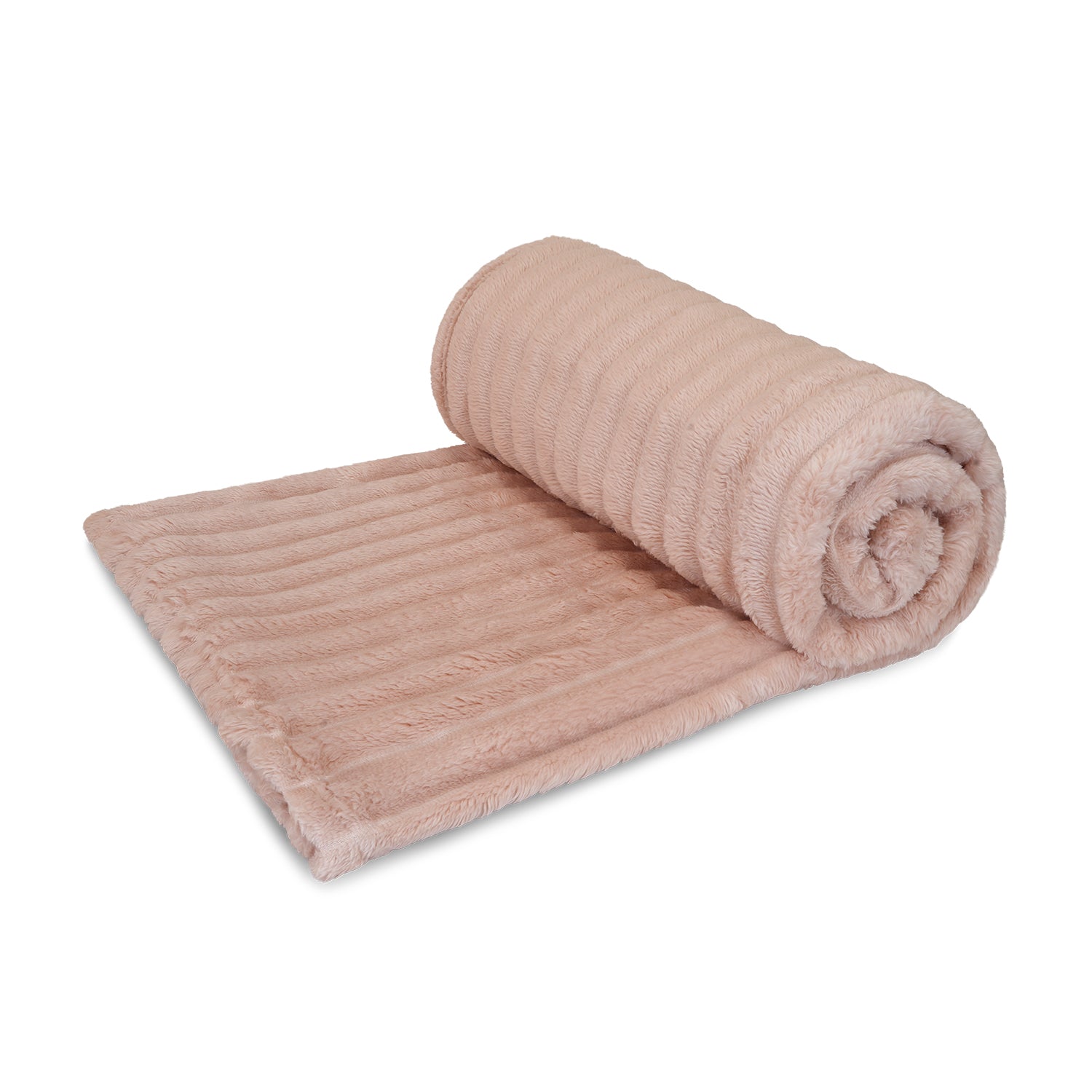 Manta de cama Nautica Home Jacquard Franela ultrasuave 127x178cm rosa