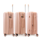 Set 3 Maletas Nautica Niza S+M+L Cabina 10kg Mediana 20kg y Grande 23kg rosa