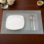 Individual de mesa 45x30cm plateado
