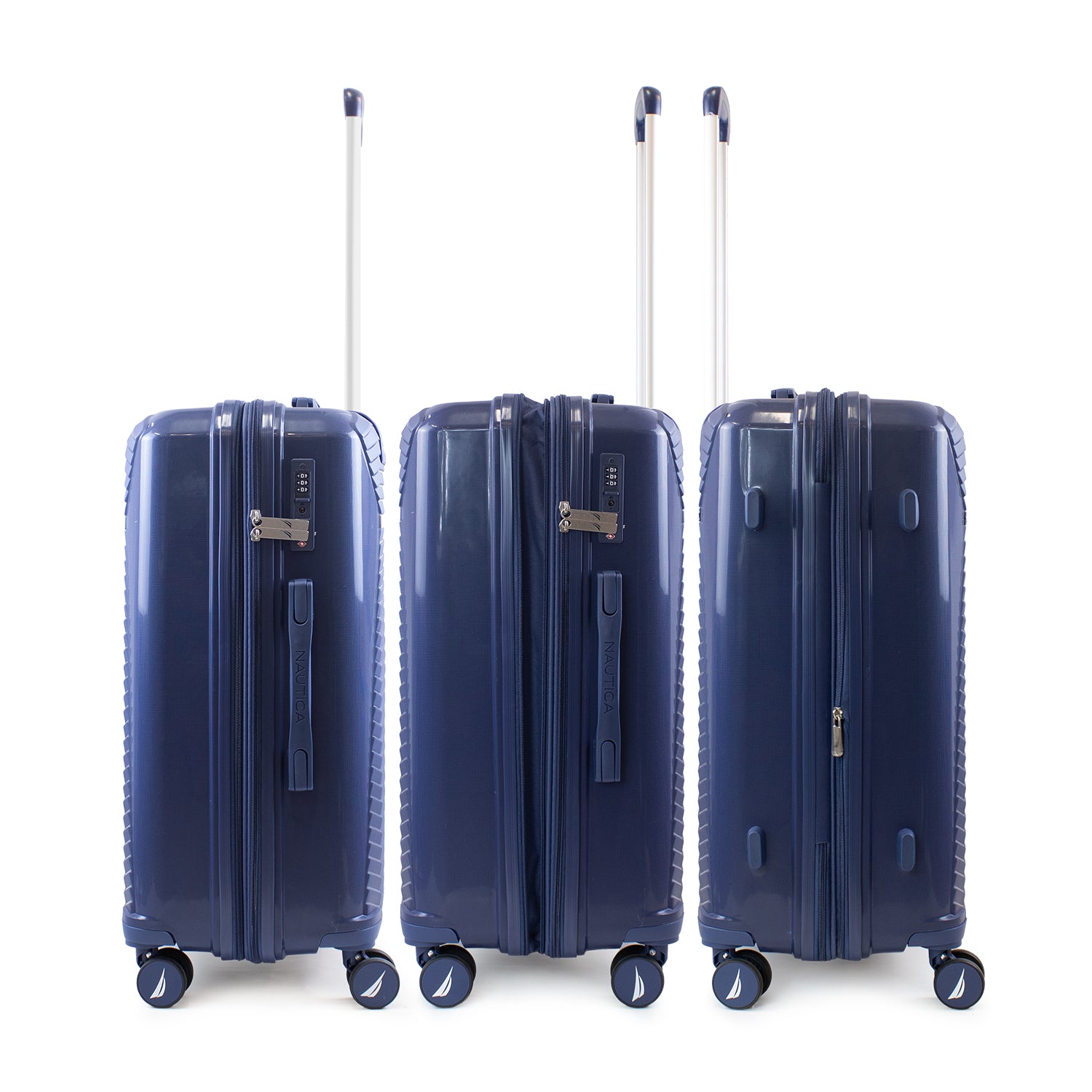Pack 2 maletas Nautica Niza cabina 10kg y mediana 20kg azul