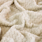 Pack 2 Mantas de Cama Nautica Home Jacquard Franela suave 127x178cm