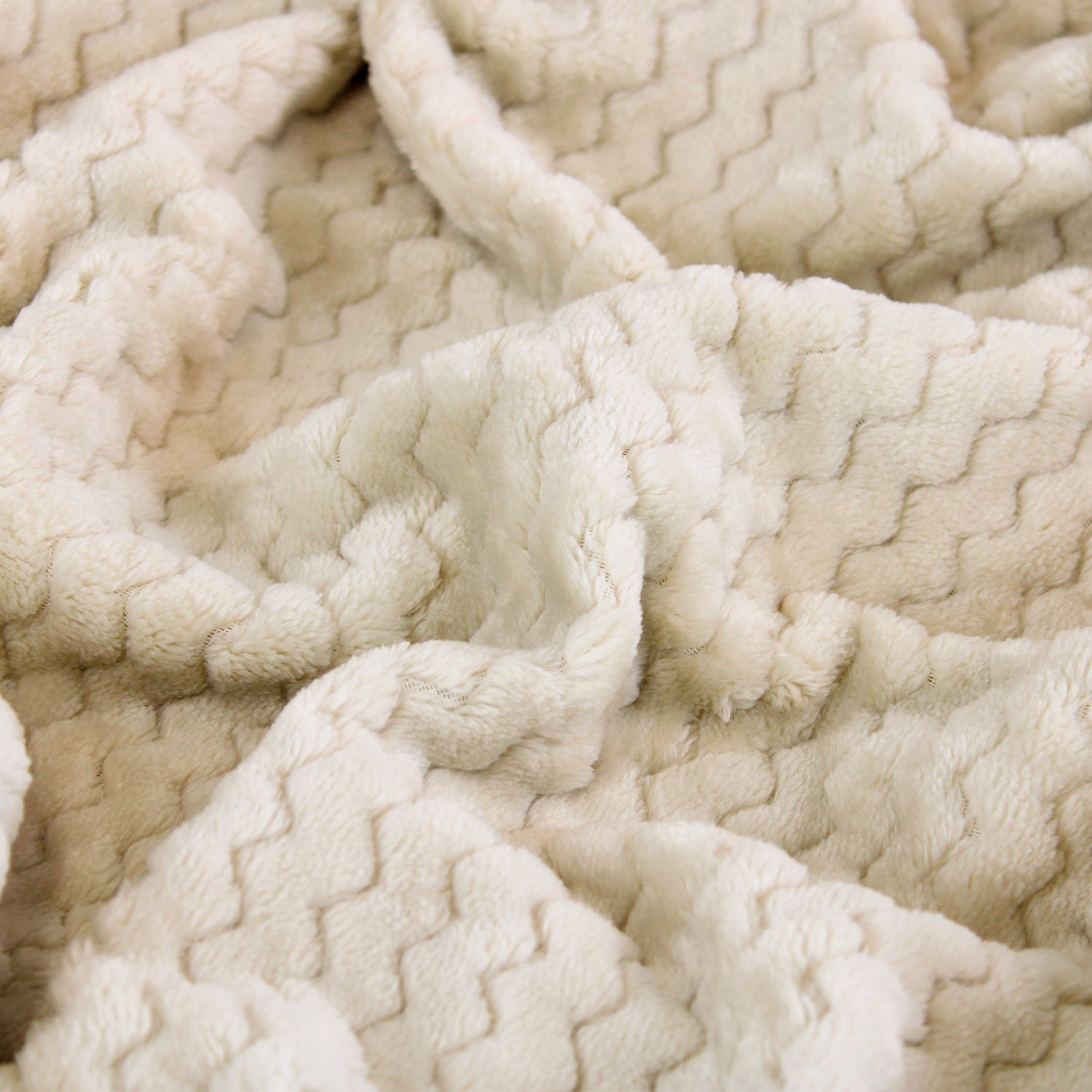 Pack 2 Mantas de Cama Nautica Home Jacquard Franela suave 127x178cm