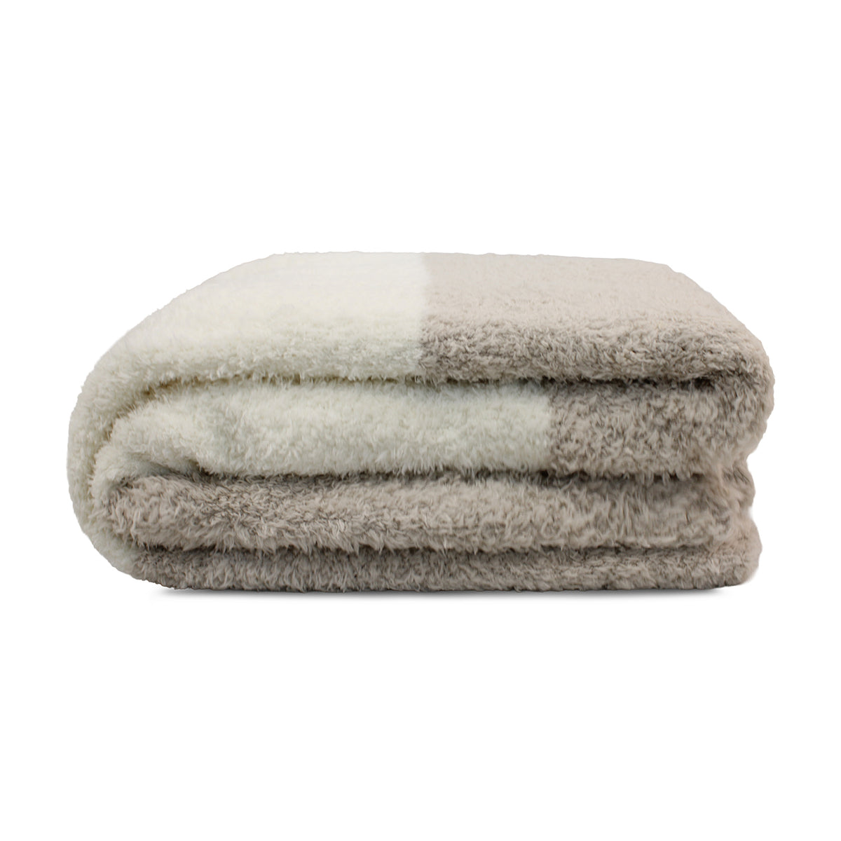 Manta de franela Nautica 127x152 Fluffy suavidad superior taupe
