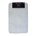 Alfombra de baño Memory Foam 50 x 80 cm azul