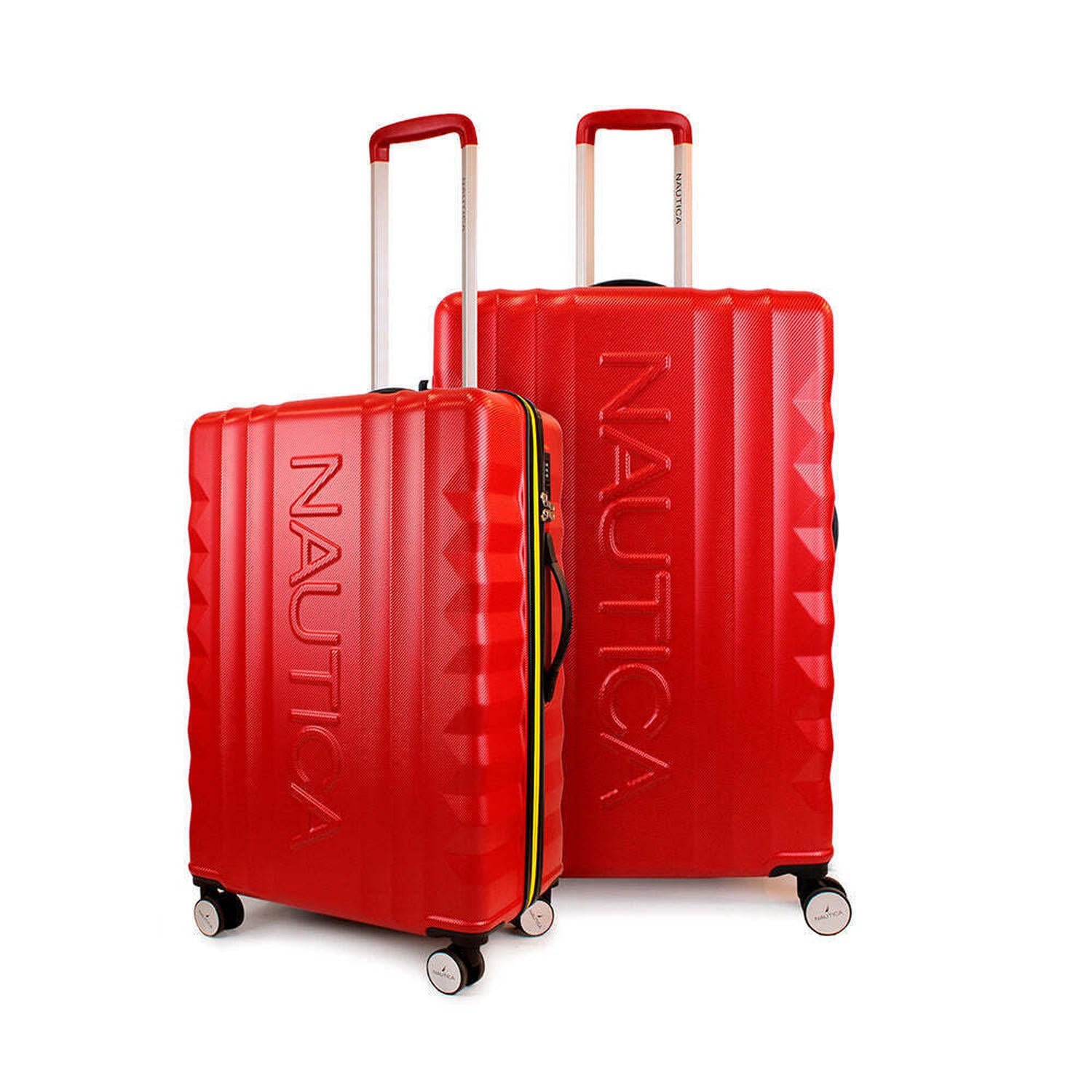 Set 2 maletas M+L Nautica Polonia rojo