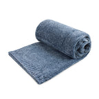 Pack 2 Mantas de Cama Nautica Home Shiny suavidad de lujo 127x152cm azul